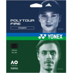 Yonex Poly Tour Fire Schwarz 12m